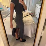 Anthropologie  tshirt maxi dress dark grey Photo 1