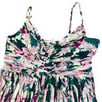 Bloomcore Floral Pleated Maxi wide leg jumpsuit Pink Size M Photo 1