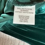 Modcloth Green Crushed Velvet Vneck Short sleeve Swing Dress Womens size small Photo 5