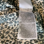 Old Navy Womens XL Animal Print Long Sleeve Button Up Blouse Top Mob Wife Flowy Photo 4