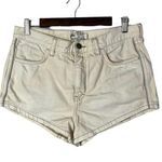 Free People Off White Short Denim Mini Shorts 30 Photo 0