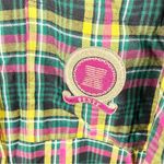 SAVAGE x FENTY Tied Up Tartan Plaid PJ Raw Hem Sleep Shirt, Size XL Photo 4