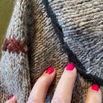 Studio Works Vintage  size L Ramie blend hand stitched design sweater. Photo 7