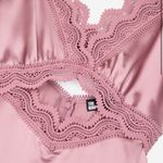 The Kooples LONG LILAC SLIP DRESS WITH GUIPURE Size 6 US NWT Sold Out Photo 4