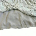 Storia  Blue Floral Print‎ Smocked Mini Elastic Dress Size Small Photo 6