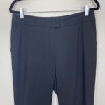 Escada Woman's 40/ US 10 Black High Waisted Cropped Cuffed Career Trouser Pants Photo 4