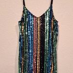 Show Me Your Mumu Sequin Striped Dress Vivian Slip Dress Cocktail revolve spring Photo 2