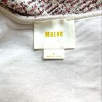 Anthropologie Maeve Dress Tweed Bell Sleeve Retro Sheath Cream & Red Mini Mod Dress Size Small Photo 8