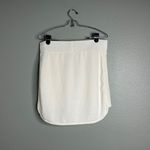 Athleta  Serenity Mini Skirt Sea Salt‎ Women's Small Tall ST Modal Blend Lined Photo 5