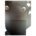 Lauren Ralph Lauren Toggle Equestrian Stretch Black Leather Belt Size Small Photo 2