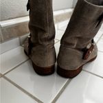 Coach  Taupe Suede Ankle Boots with Buckle Photo 3