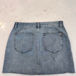 Madewell  Cross Waist Denim Skirt Photo 3