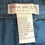 Napa Valley Crop Pants Pull On Embroidered Floral Accent Pockets Medium Petite Size undefined Photo 1