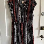 Faded Glory  Boho Print Short Sleeveless Dress Size LG 12/14 Photo 3
