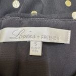 Lovers + Friends  Revolve Lush Strapless Dress in Black Gold Polka Dot size Small Photo 13