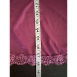 Worthington Vtg 80s Satin Top‎ Large Magenta Pink Cami Spaghetti Strap Lace Tank USA Y2K Photo 8