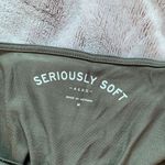 Aeropostale  Tank Top Women's Size Medium Green Seriously Soft Cropped Cami‎ Cowl Photo 2