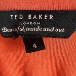 Ted Baker London Women’s Athletic Multicolored Sunset Beach Striped Print Orange Size 4 Photo 3
