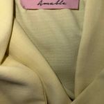 American Threads Yellow Crop Wrap Top Photo 2