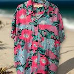 Jen's Pirate Booty Jen’s Pirate Booty Floral Button-Down Shirt Photo 0