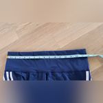 Adidas cropped 3 stripe leggings blue white size XL Photo 2