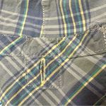 Levi's Blue and Green Cargo Shorts with Plaid Design Vintage Chino Bermuda Photo 6