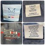 Crew Clothing Co. Womens M Jacket Unisex Blue Duffle Canvas 100% Cotton Zip Hood Size M Photo 7