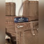 Hollister  Brown Pants with White Stitching Photo 1