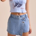 Altar'd State  crossover denim skort  Photo 0