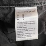 American Eagle Women The Dream Jean Black Midi Cutoff Stretch Denim shorts|Sz:18 Photo 8