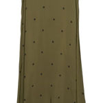 Christopher & Banks Boho Floral Flowy Olive Green Sleeveless Rayon‎ Dress Photo 0