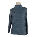 Zelos Women's Mock Neck Striped Long Sleeve Activewear Top Size S Athleisure Photo 1