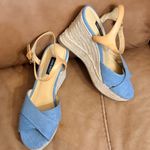 Nine West  Denim Wedge Heels as is Photo 1