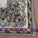 Oscar de la Renta Vintage  Couture 100% Silk Scarf Accessory Street Musty Smell Photo 4