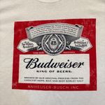 Budweiser Classic Logo white T-shirt, size large Photo 1