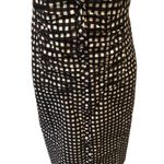 Nanette Lepore Check Me Out Sz. 8 Black White Check Full Zip BodyCon Dress Photo 6