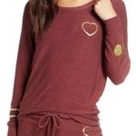 Chaser Golden Heart Cozy Knit Pullover Sweatshirt NWT 2X NWT Photo 0