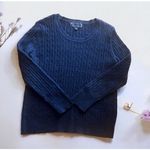 Karen Scott Sweater Womens Navy Blue Cable Knit Classic Cozy Style Size XL Photo 2