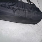 Coach Vintage Hampton 4984 Black Nylon Leather Trim Hobo Bag Purse Teal Interior Photo 7