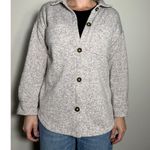 Madewell MWL (Re)sourced Sweater Fleece Shirt-Jacket in Heather Pale Thistle Size XS Photo 3
