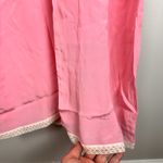 J.Crew  Babydoll Pintuck Lace Trim Slip Dress Crepe de Chine Pink Satin Sz 4 NWT Photo 11