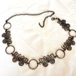 Metal Butterfly Belt Adjustable Link Chain Cast Iron Festival Boho Fairy Hippie Gray Photo 0