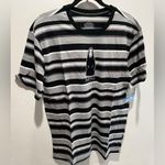 Her Universe Studio Ghibli Spirited Away No-Face Embroidered Striped T-Shirt Photo 1