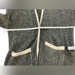 FRNCH  long open front black and‎ white/cream sweater Photo 11