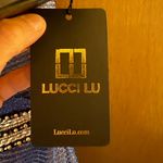 Lucci Lu NWT  Cobalt Blue Sparkly Rhinestone Strapless Bodycon Mini Dress Photo 3