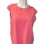 J.Crew  Sleeveless Top Tank Pink Salmon Loose Fit Size Medium NWT Summer Boxy Photo 0
