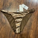 Good American  mocha foil bikini bottom Photo 1