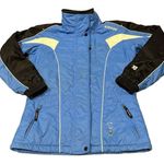 Spyder Stryke by Women's Hooded Jacket Coat Blue & black size 6 Photo 0