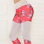 Handmade NEW Banded Scrunch Bum Floral Pink Yoga Pants Sexy Photo 1