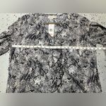 Jones New York Sport V-neck Print 3/4 sleeve blouse women’s size 3X NWT Photo 10